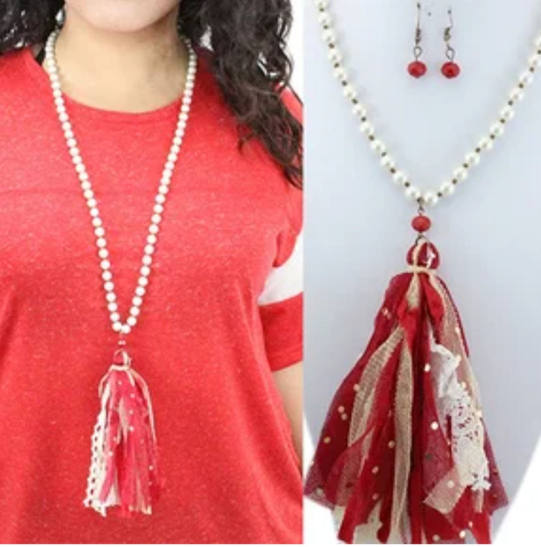 Beaded Long Necklace