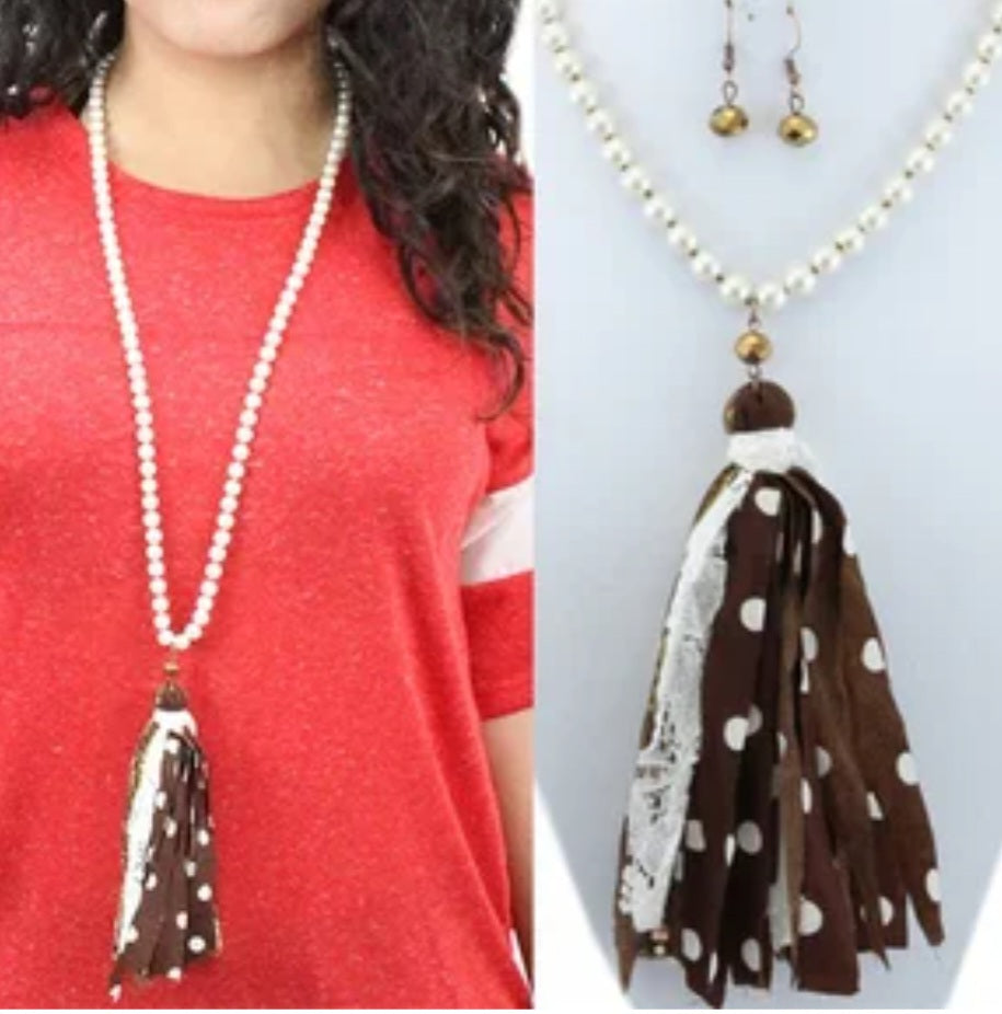 Beaded Long Necklace