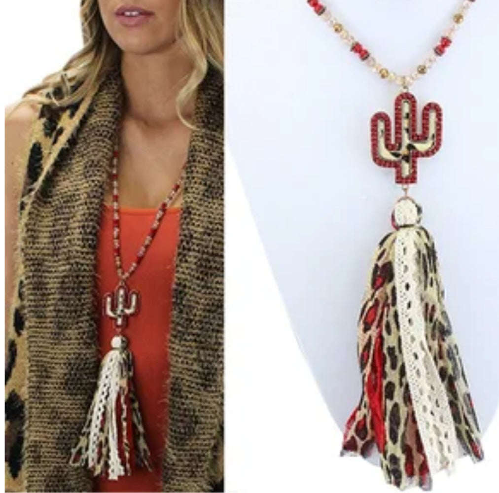 Beaded Long Necklace