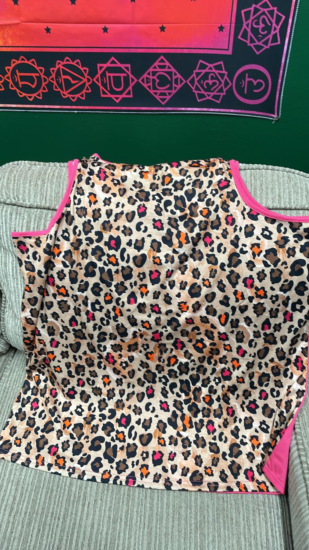 Pink Leopard Tank Top