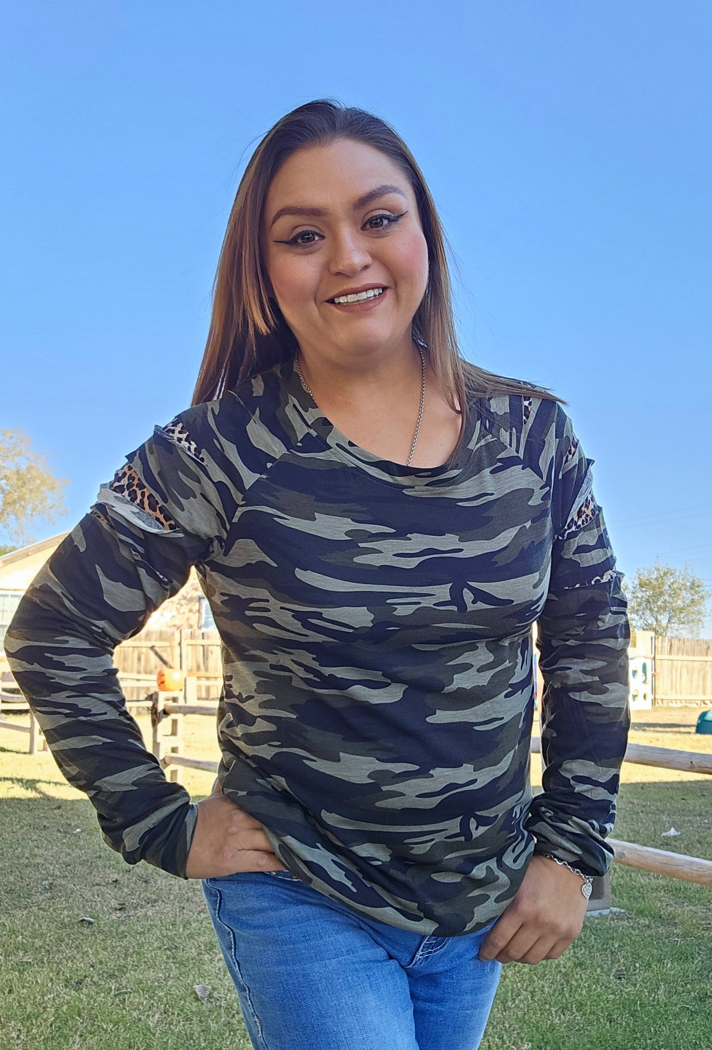 Camo Leopard Game Top