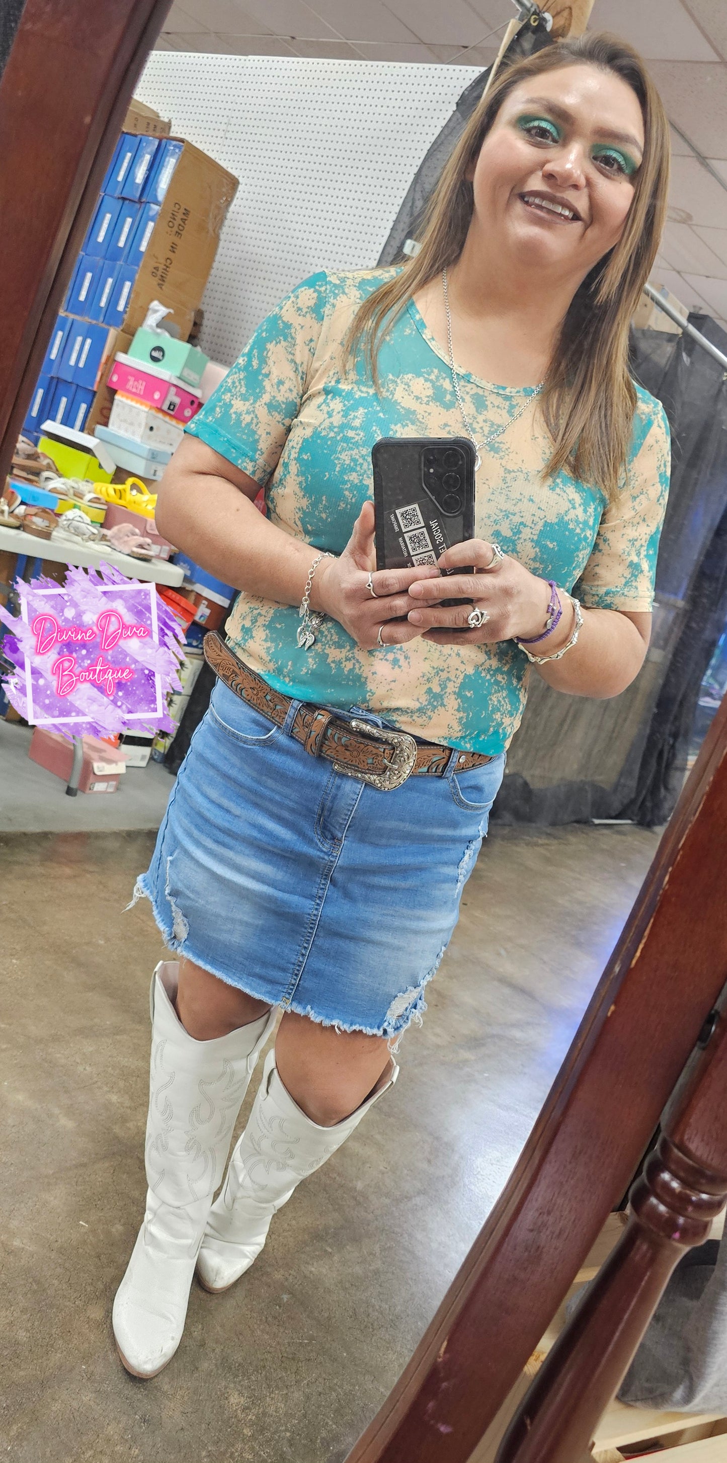 River Run Mesh Top