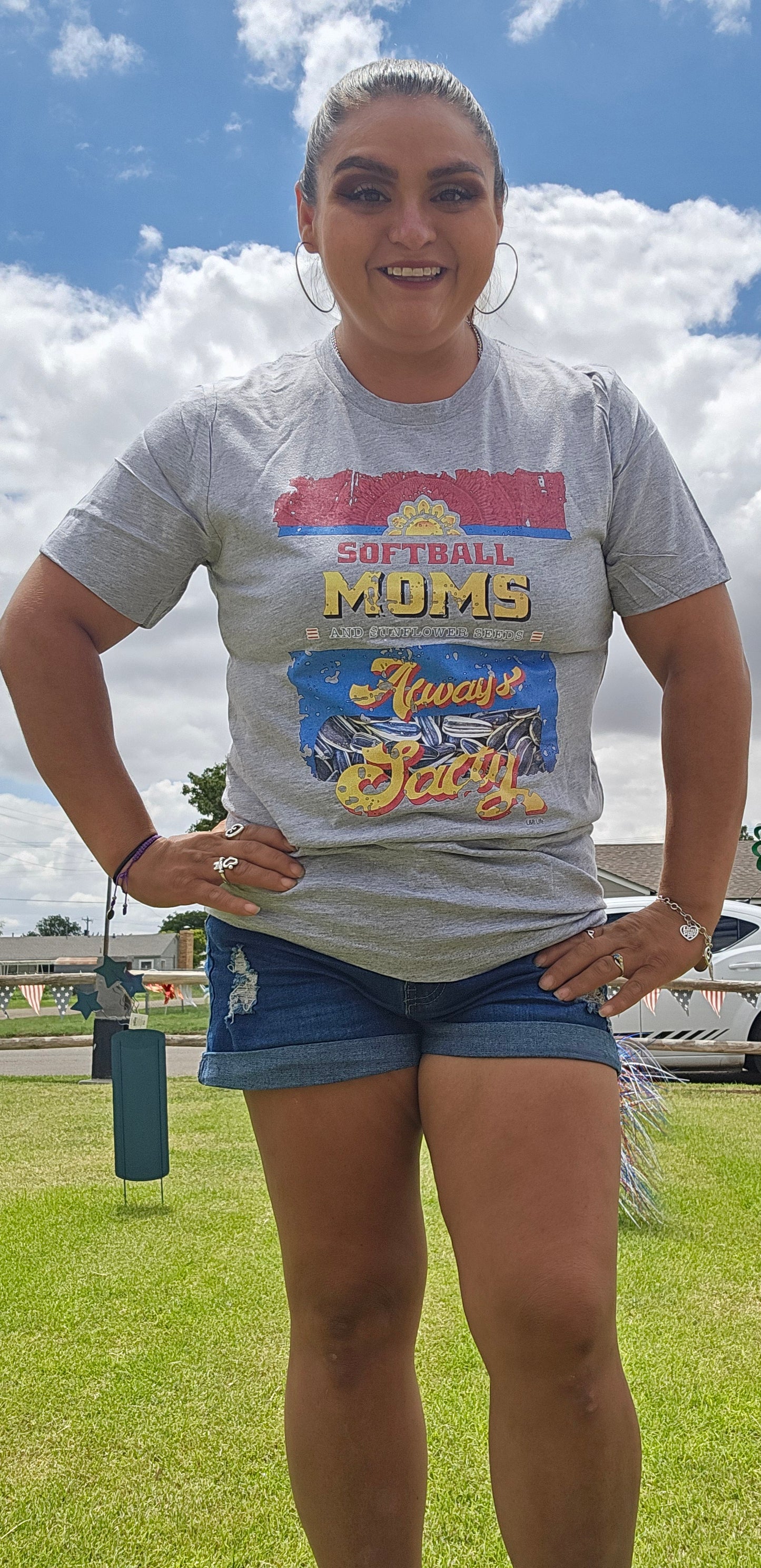 Salty Softball Mom Tee