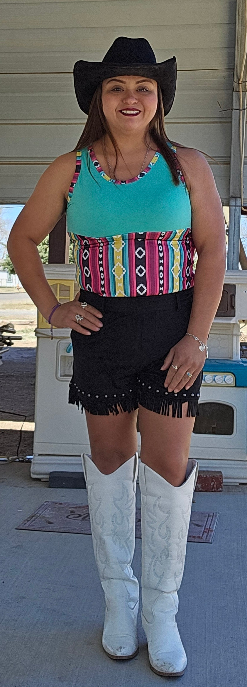Outlaw Fringe Shorts