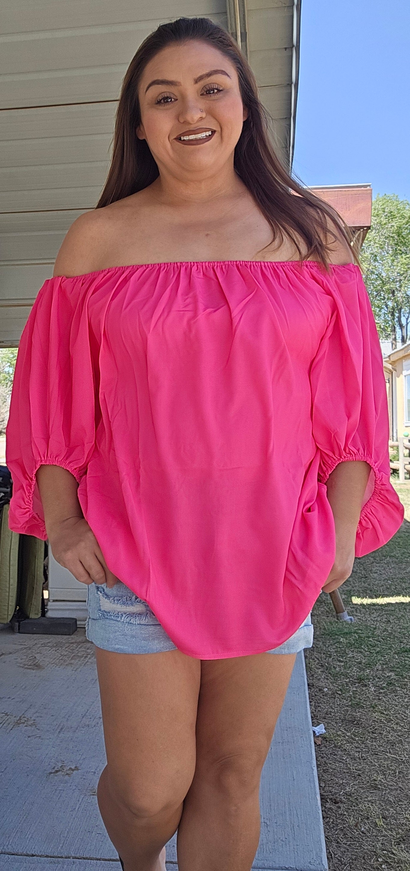 Sparks Fly Puff Sleeved Top