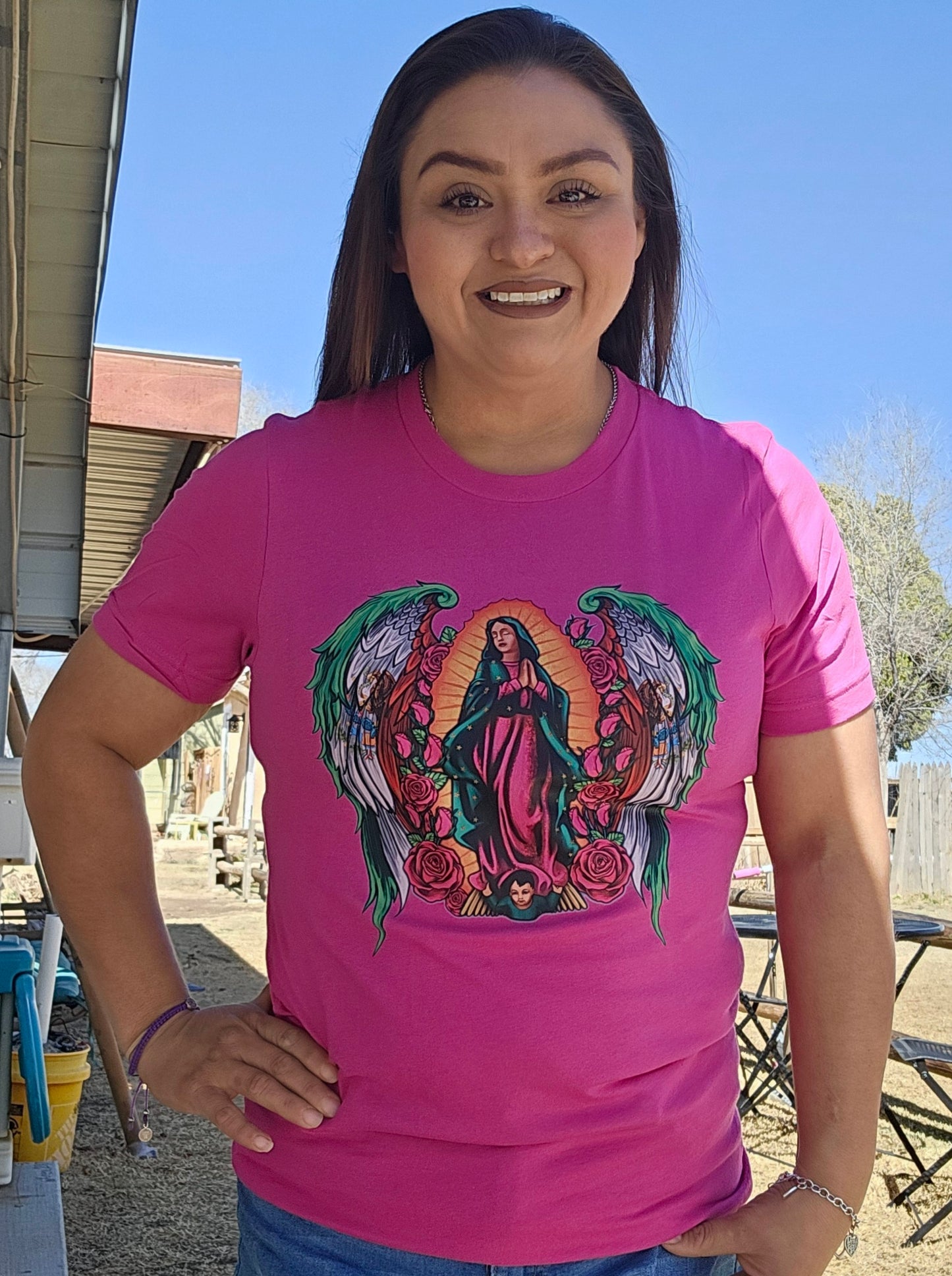 Virgin Mary Wings Tee