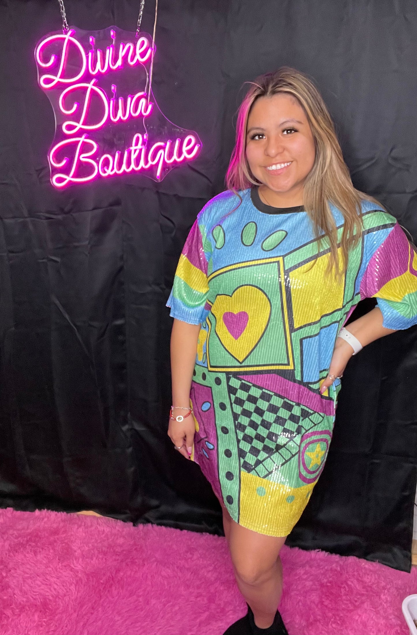 Retro T-Shirt Dress