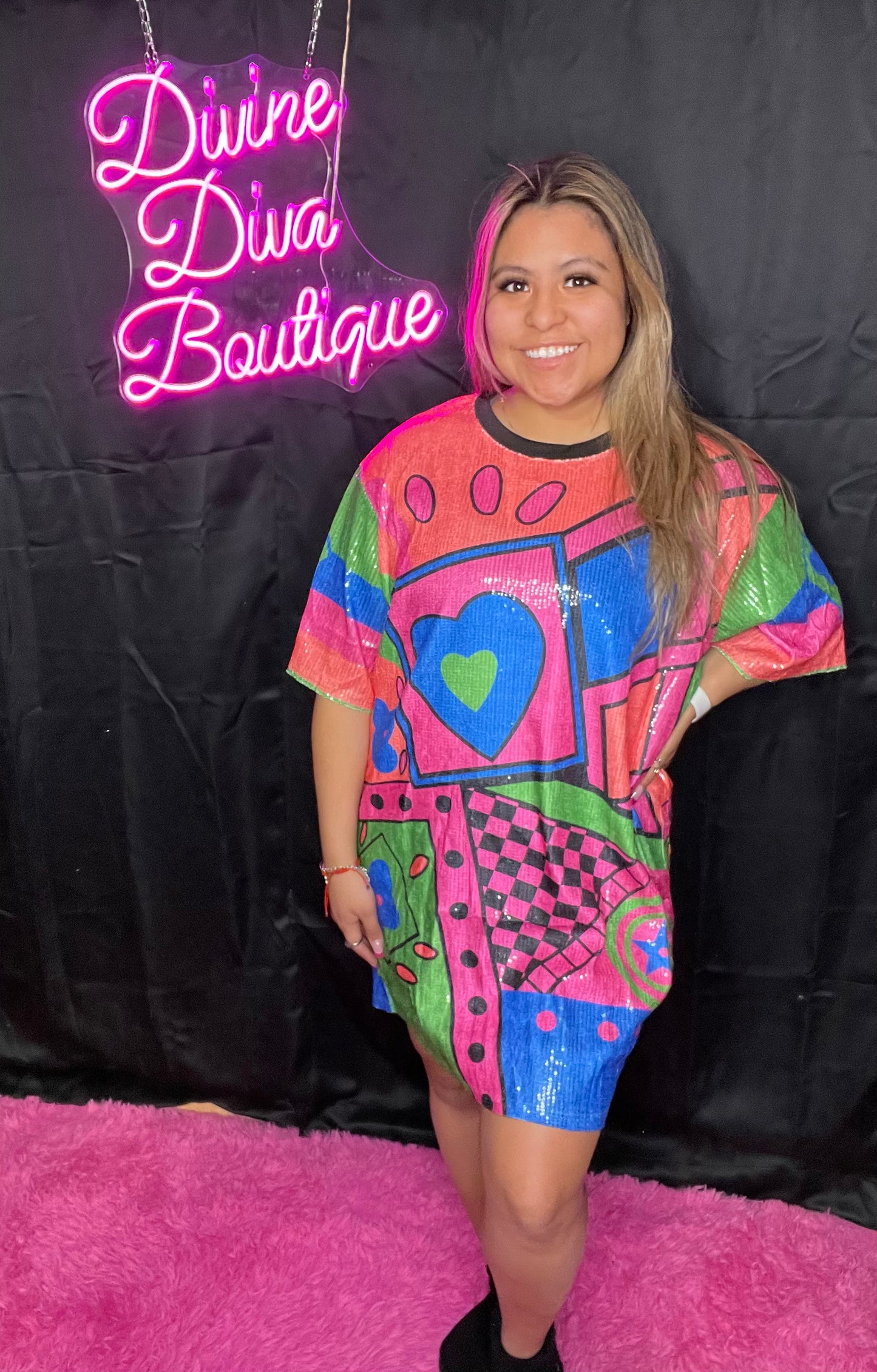 Retro T-Shirt Dress