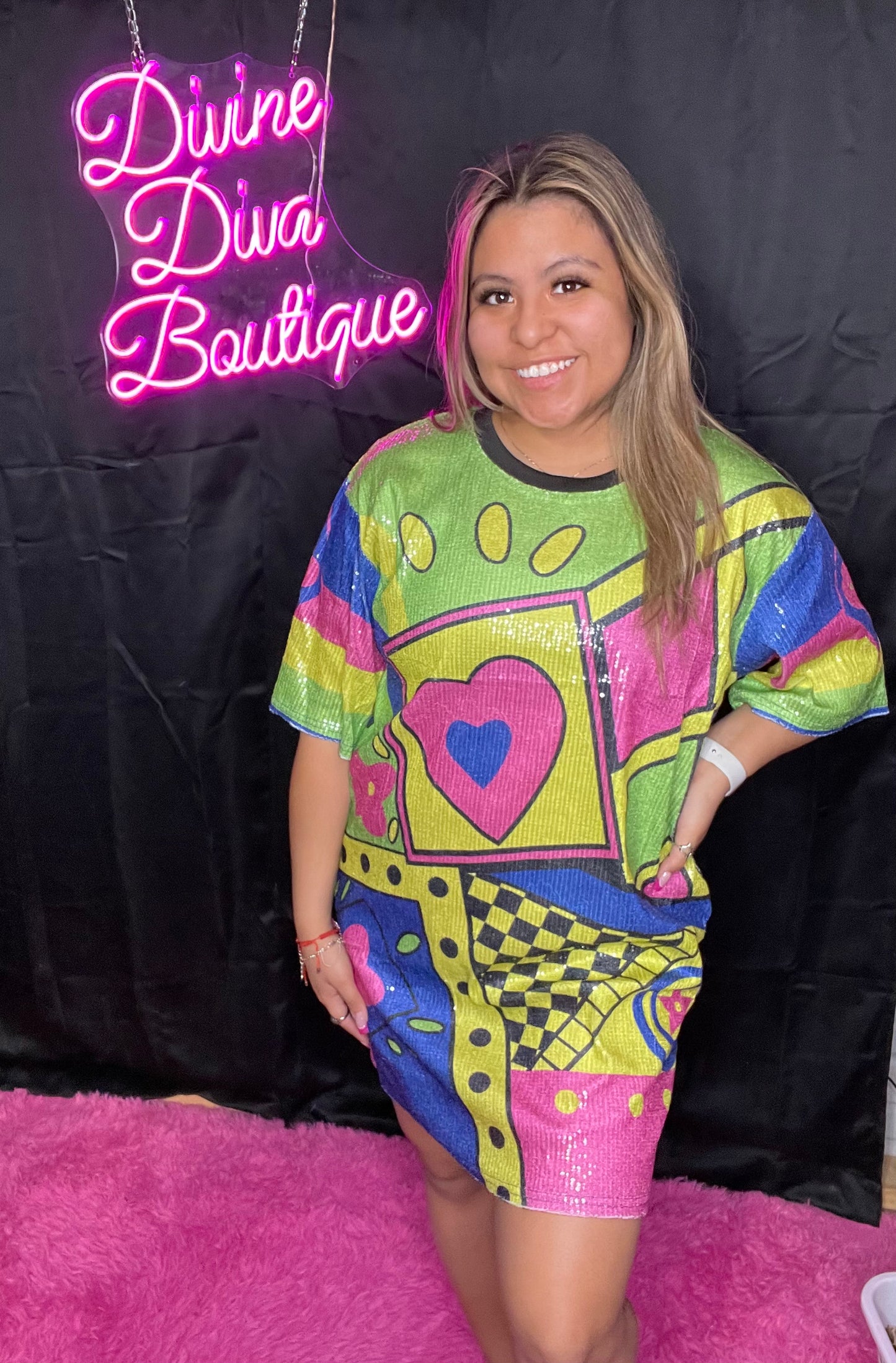 Retro T-Shirt Dress