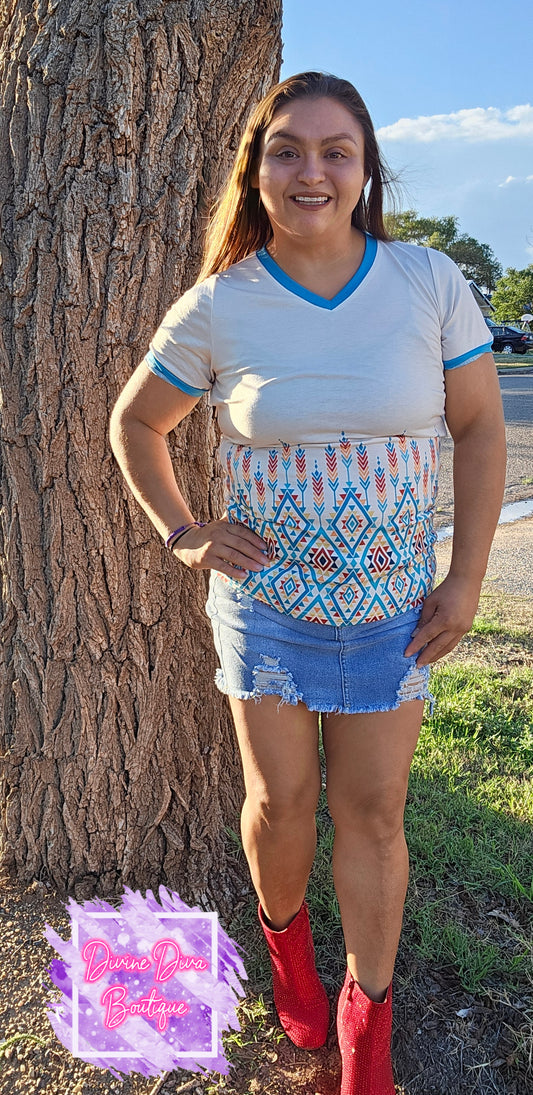 Western Aztec Top