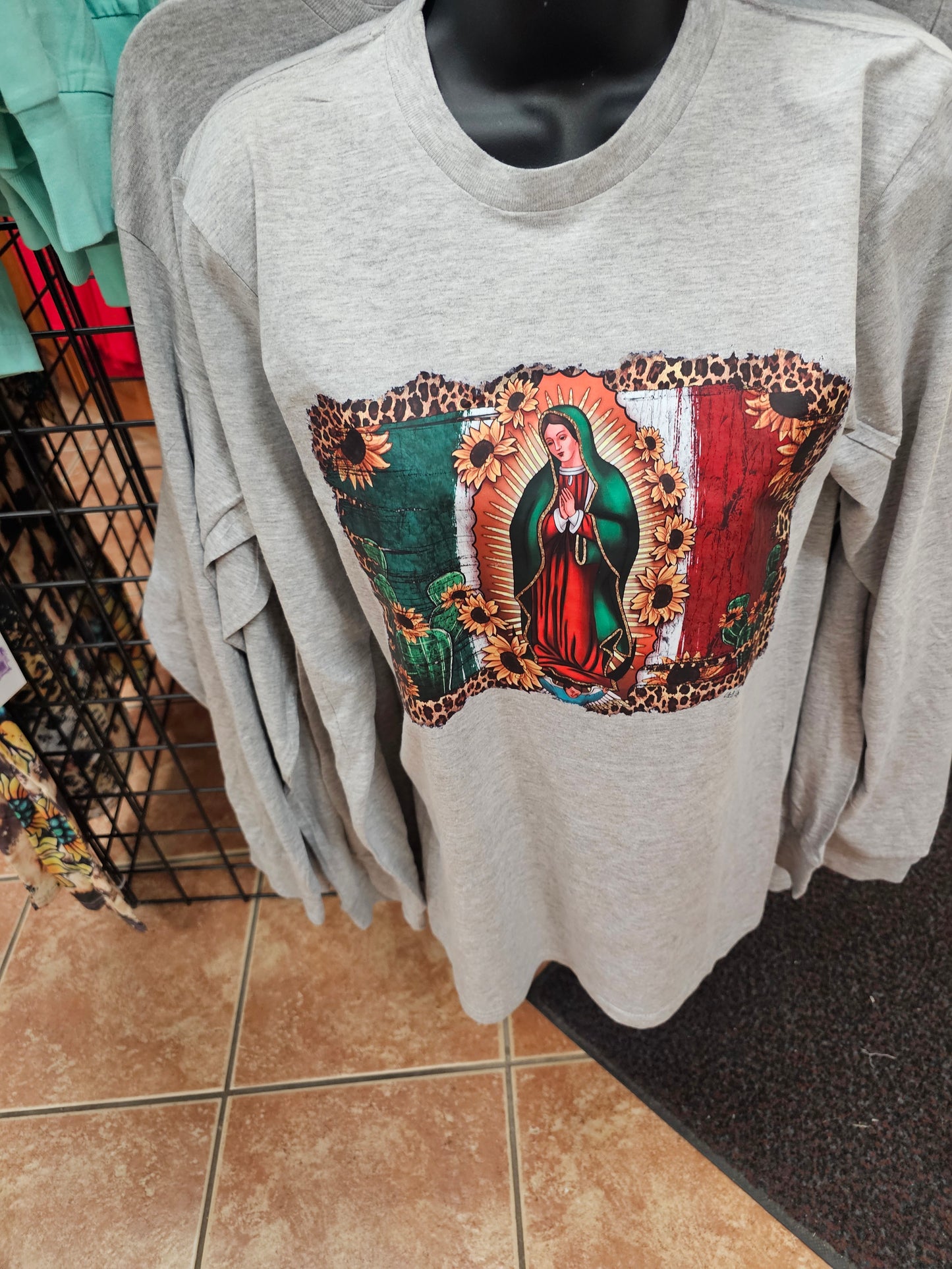 Mexicana Virgen LS Tee