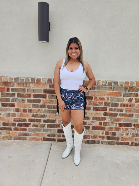 Fringe Western Shorts