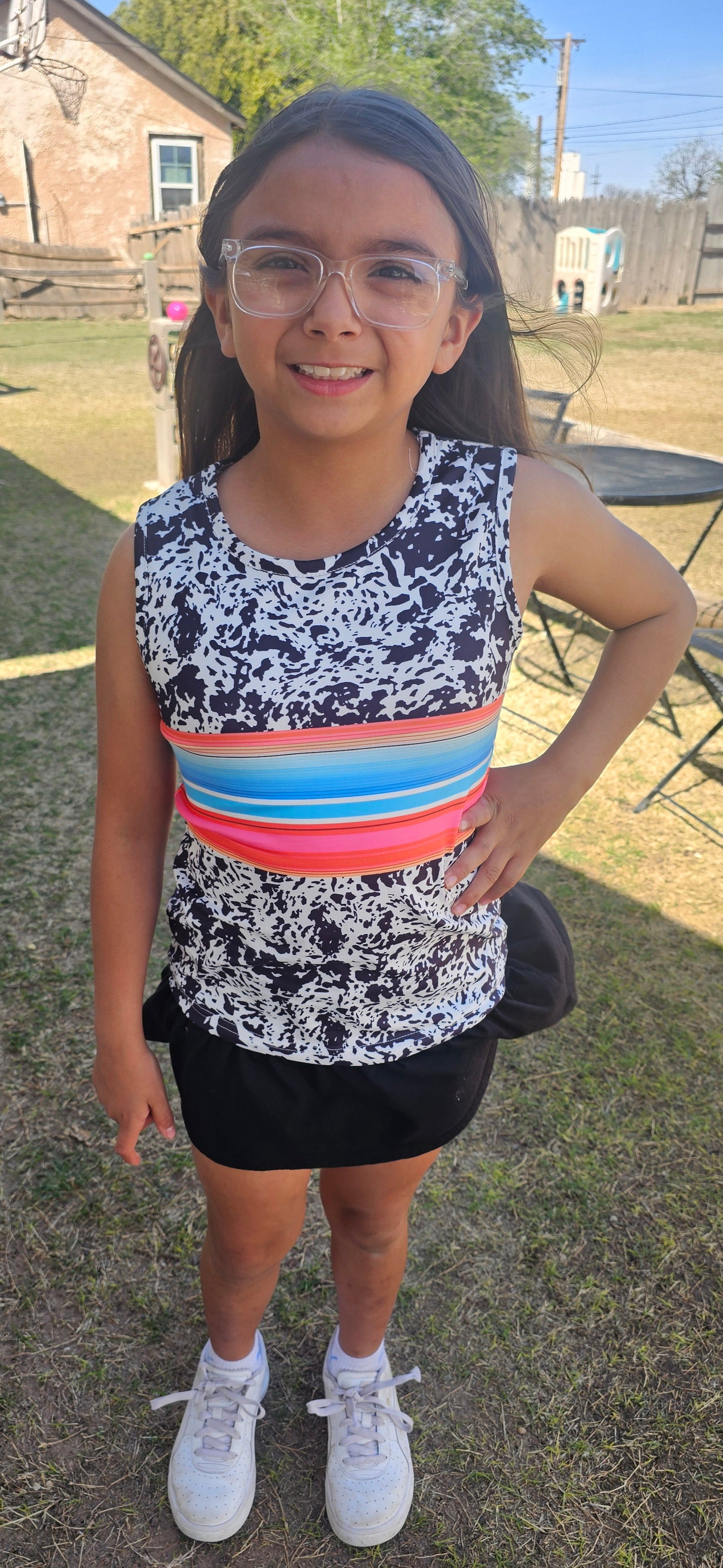 Cow Serape Tank Top and Mini